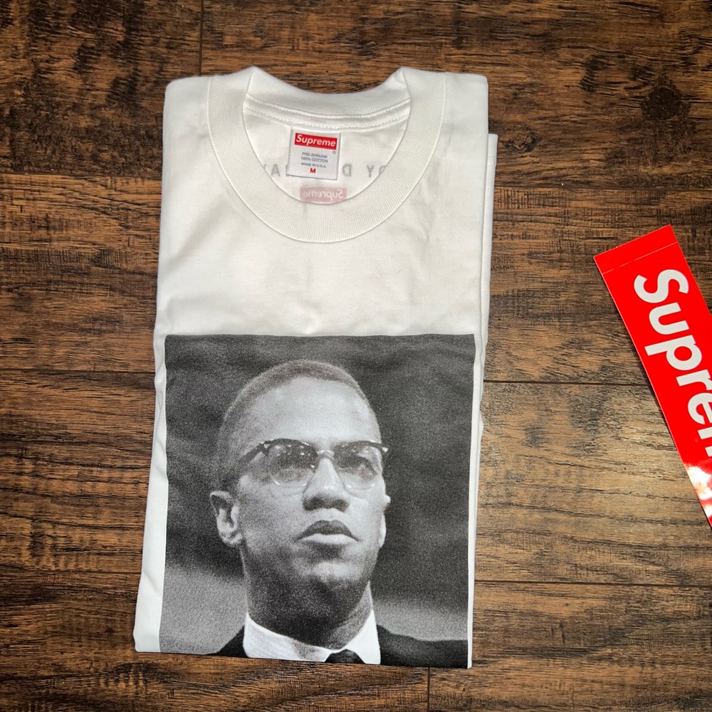 DS, Malcolm X supreme tshirt, sz M